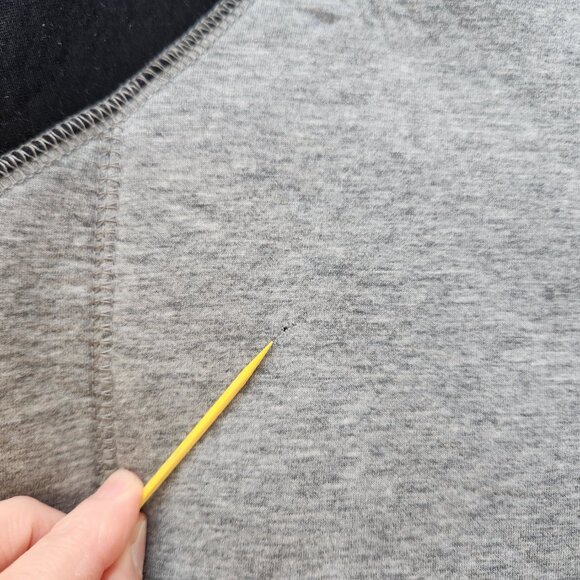 NWOT J. Crew Cotton bomber jacket with tiny hole - Picture 9 of 12